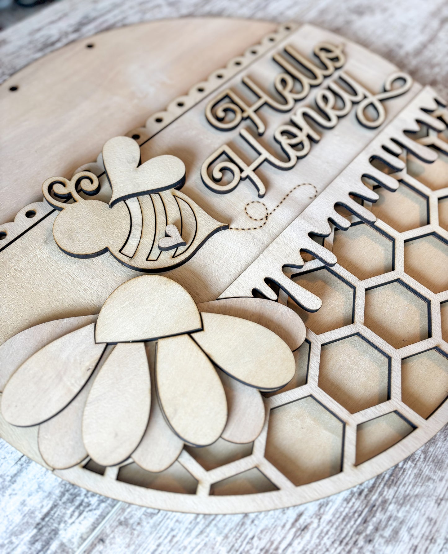 Hello Honey DIY Door Hanger Kit