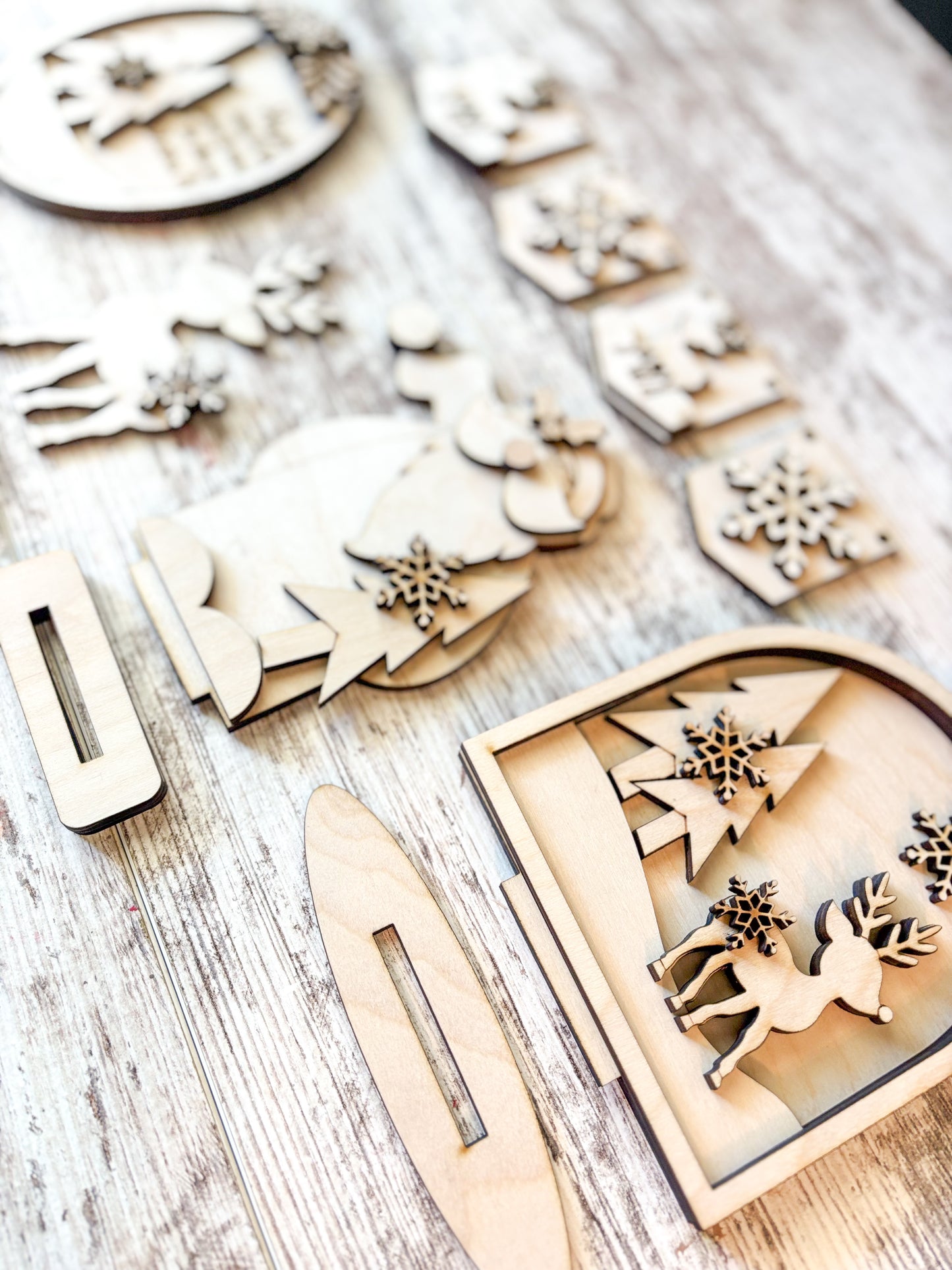 Reindeer Tiered Tray DIY Kit