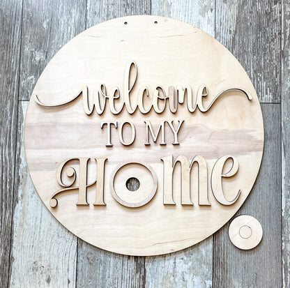 Welcome Door Hanger DIY Kit