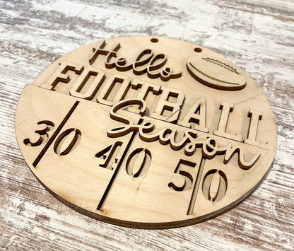 Football Season Door Hanger DIY Kit