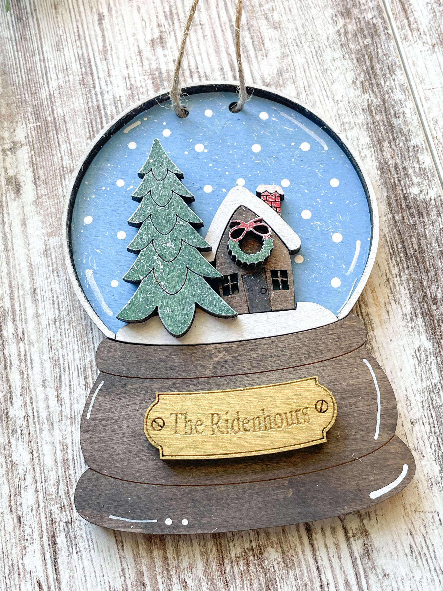 Snowglobe Personalized Ornament
