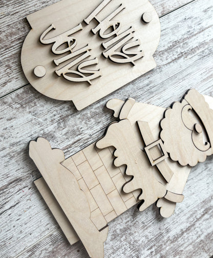 Porch Leaner Interchangeable Santa Add On DIY Kit