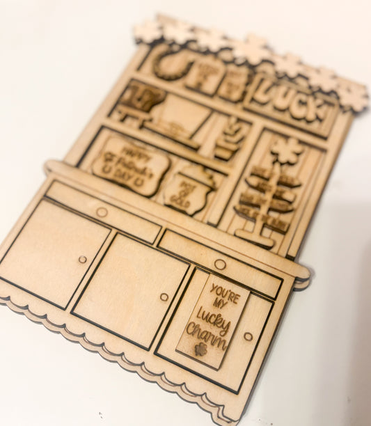 St. Patrick's Day Bookshelf DIY Kit