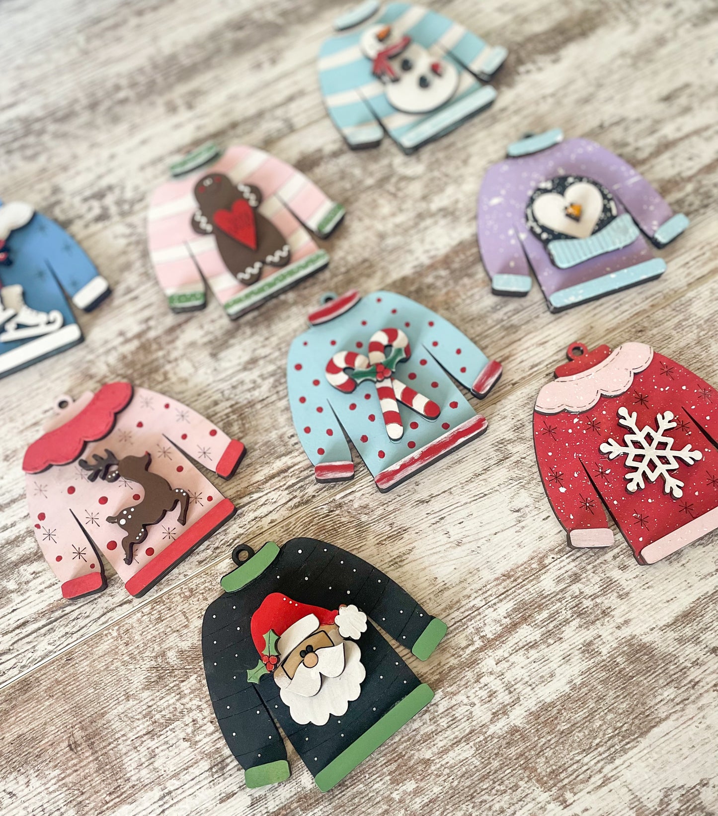 Christmas Sweater Ornament Bundle