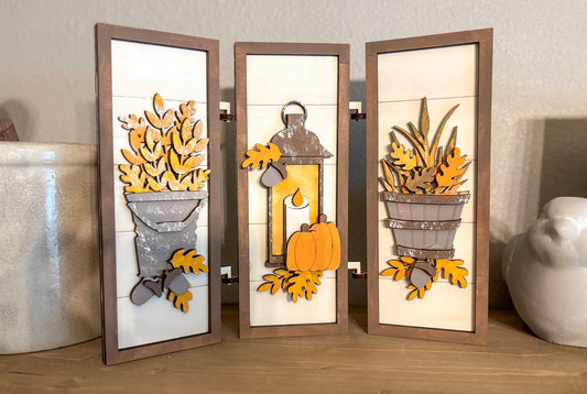 Fall Trio Sign DIY Kit