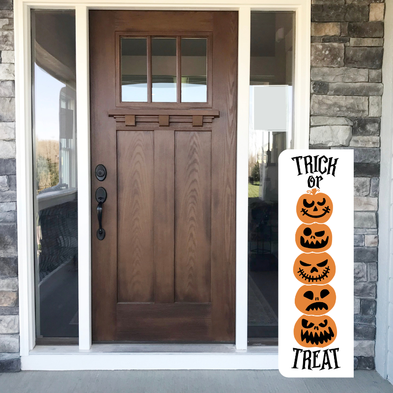 Trick or Treat Porch Sign Pieces