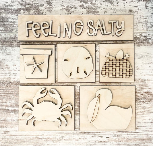 Beachy Shadow Box Tiles