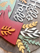Load image into Gallery viewer, Hello Fall Door Hanger
