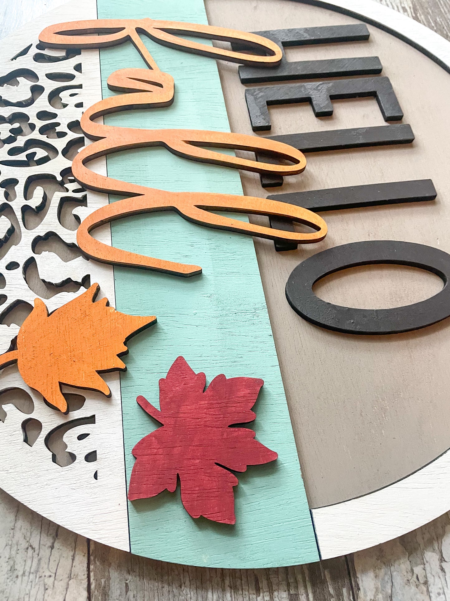 Hello Fall Door Hanger DIY Kit