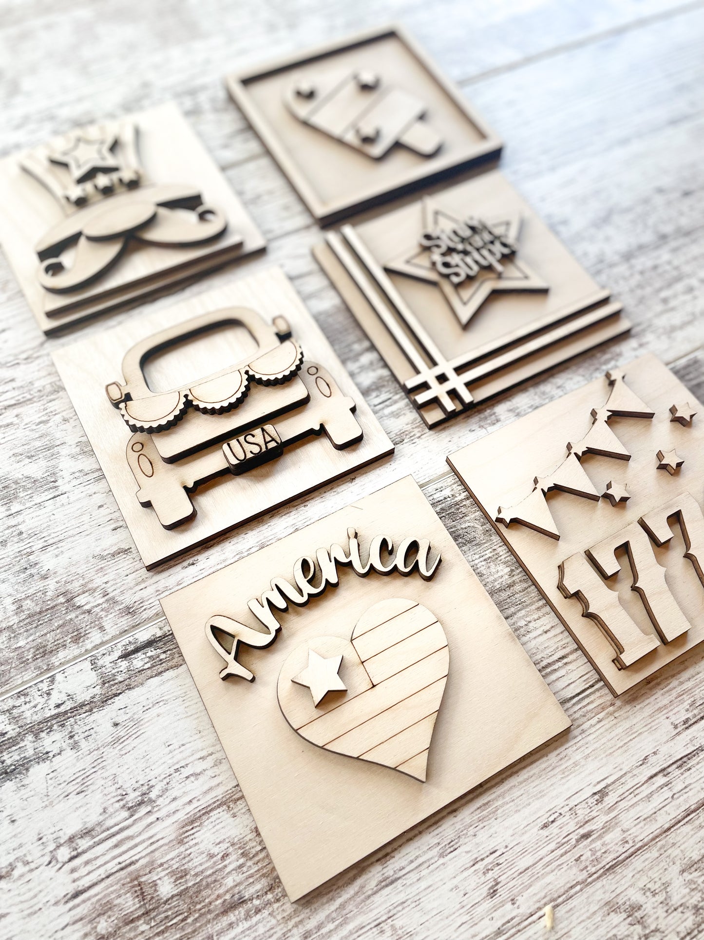 4th of July DIY Mini Signs