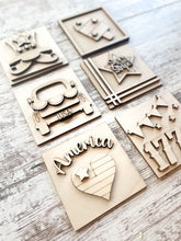 Load image into Gallery viewer, 4th of July Mini Signs

