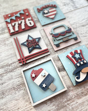 Load image into Gallery viewer, 4th of July Mini Signs
