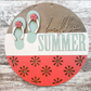 Hello Summer Flip Flops Door Hanger DIY Kit