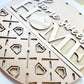 Home Sweet Home Baseball Door Hanger DIY Kit