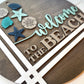 Welcome to the Beach Door Hanger DIY Kit