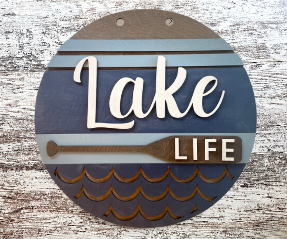 Lake Life Door Hanger DIY Kit