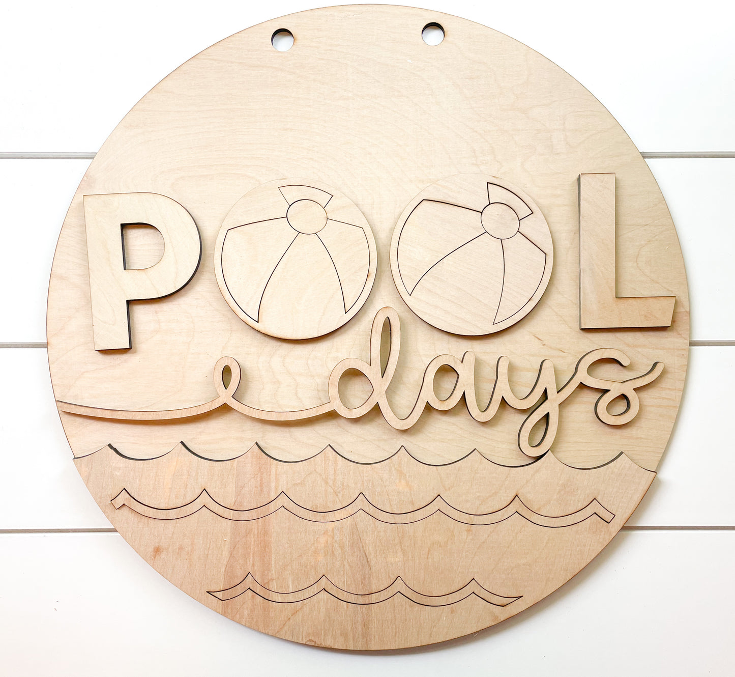 Pool Days Door Hanger DIY Kit
