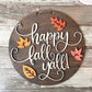 Happy Fall Y’all Door Hanger DIY Kit
