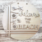 Welcome to the Beach Door Hanger DIY Kit