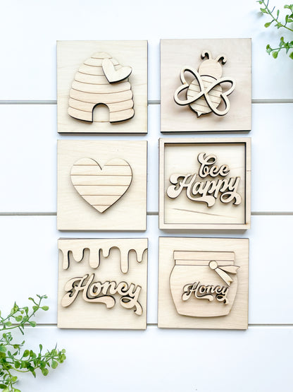 Mini Bee DIY Signs