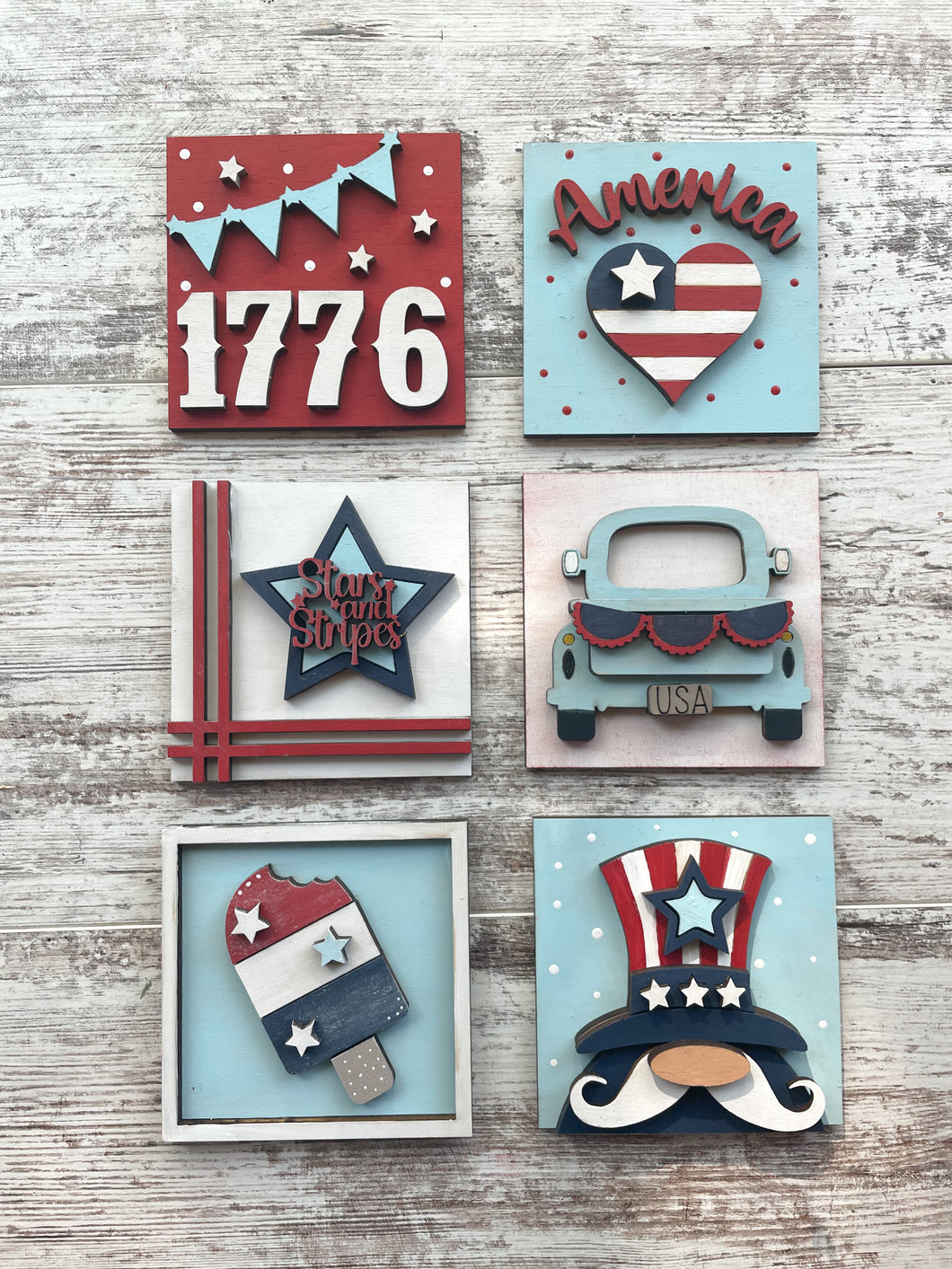 4th of July Mini Signs
