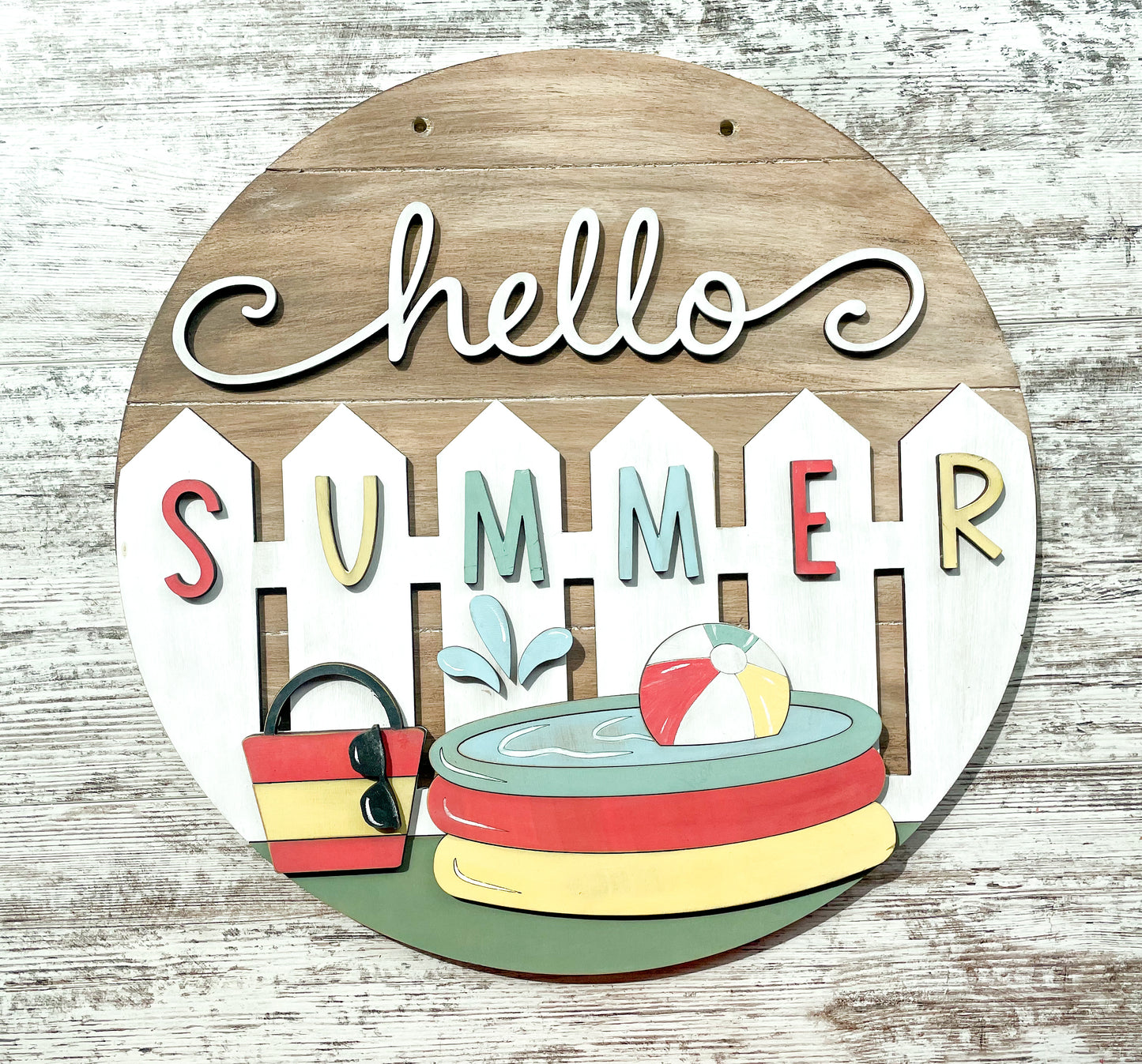 Hello Summer Door Hanger DIY Kit