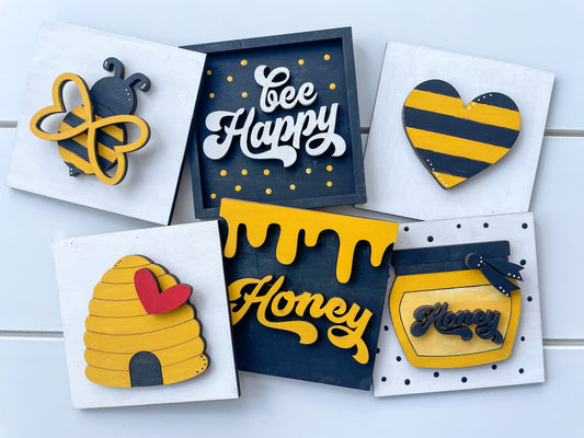 Mini Bee DIY Signs