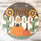 Hello Fall Fence Door Hanger DIY Kit
