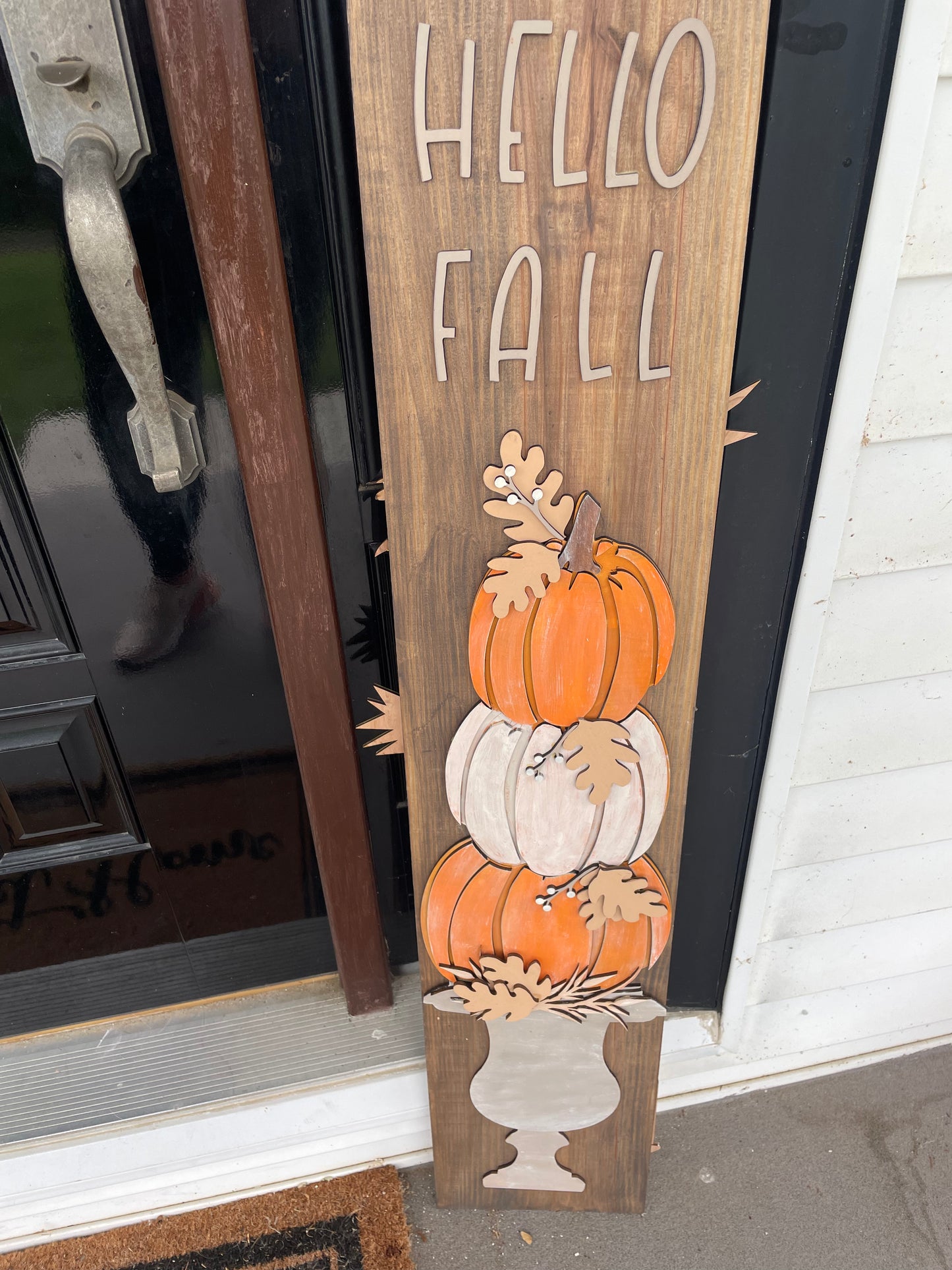 Pumpkin Stack Porch Sign Pieces