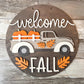 Welcome Fall Door Hanger DIY Kit