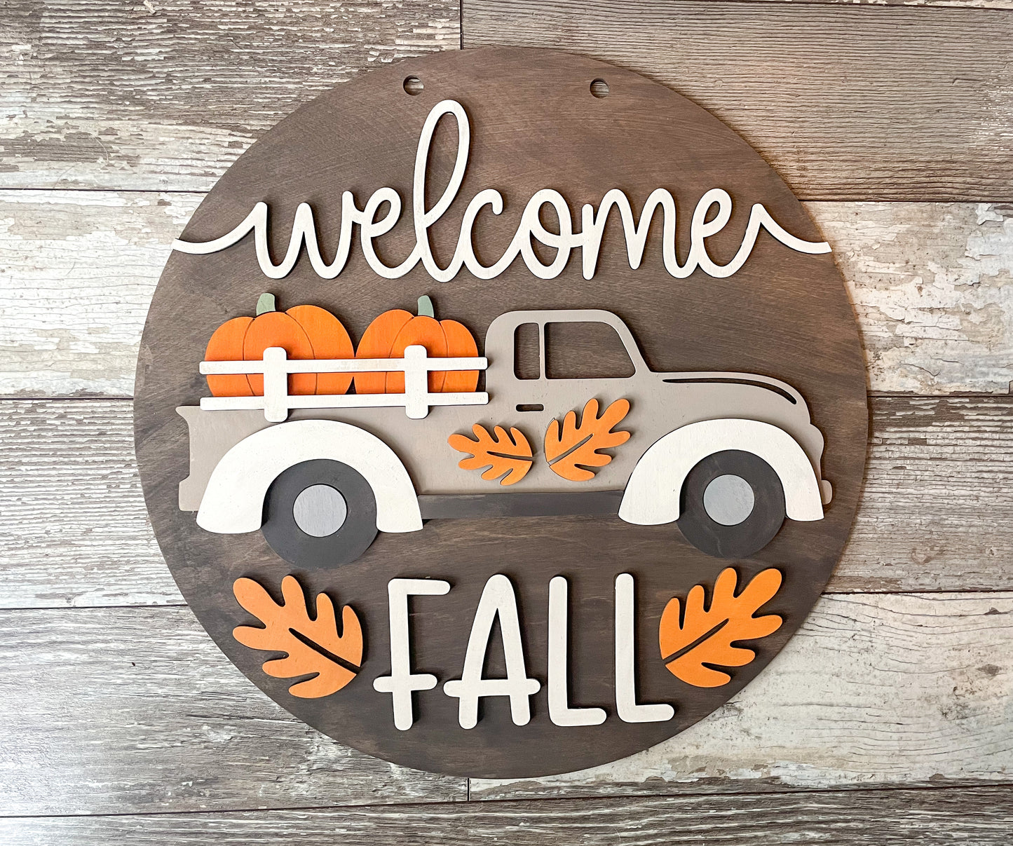 Welcome Fall Door Hanger DIY Kit