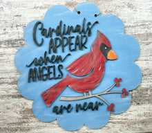 Load image into Gallery viewer, Cardinal Appears Door Hanger
