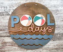 Load image into Gallery viewer, Pool Days Door Hanger
