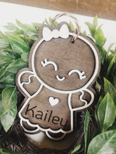 Load image into Gallery viewer, Gingerbread Inspired Personalized Ornaments
