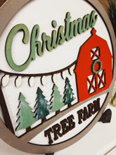 Load image into Gallery viewer, Christmas Tree Farm Sign and Stand

