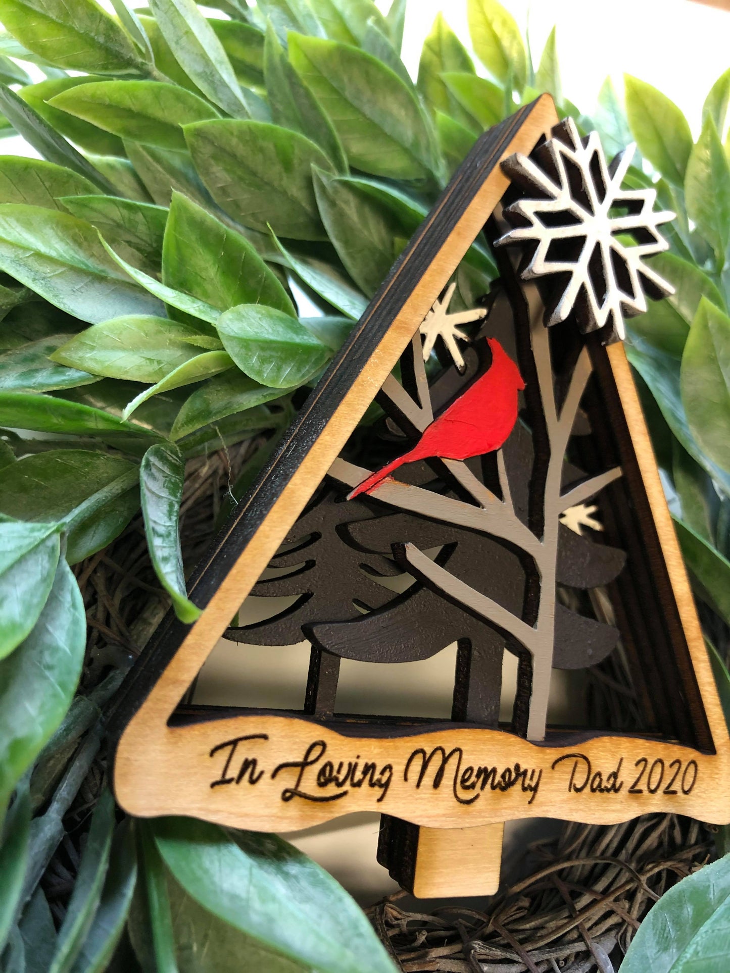 In Loving Memory Cardinal Ornament