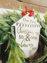 Load image into Gallery viewer, Our First Christmas Personalized Ornament
