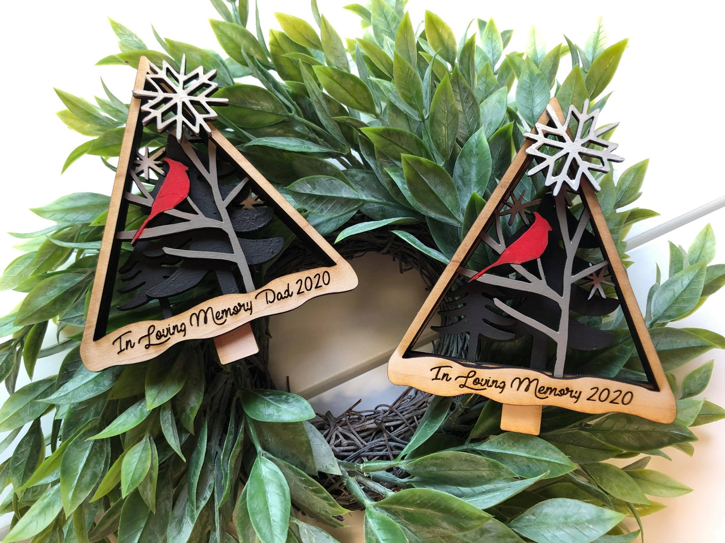 In Loving Memory Cardinal Ornament