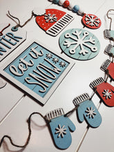 Load image into Gallery viewer, Let it Snow Tiered Tray DIY Kit

