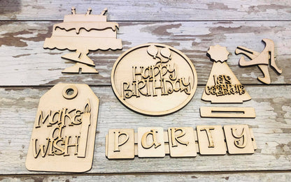 Birthday Party Tiered Tray DIY Kit