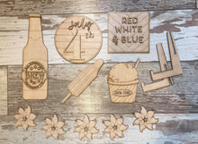 Load image into Gallery viewer, Fourth of July Style Tiered Tray Kit
