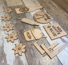 Load image into Gallery viewer, Fourth of July Style Tiered Tray Kit
