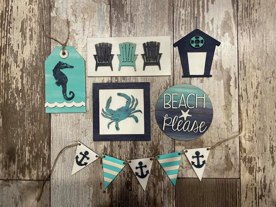 Beach Tiered Tray Kit
