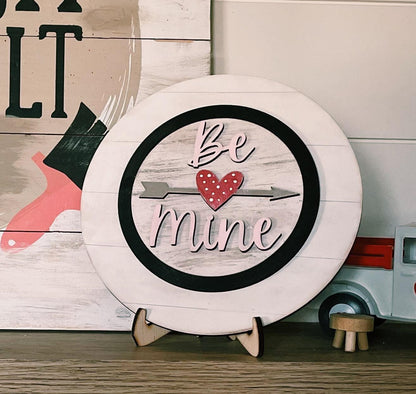 Circle DIY Shiplap Interchangeable Base and Stand