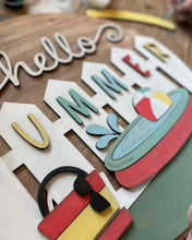 Load image into Gallery viewer, Hello Summer Door Hanger
