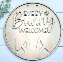 Load image into Gallery viewer, Every Bunny Welcome Door Hanger
