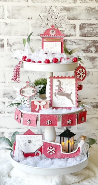 Letters to Santa Tiered Tray DIY Kit