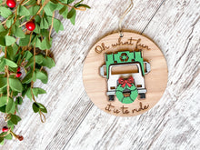 Load image into Gallery viewer, Oh What Fun Garbage Truck Ornament
