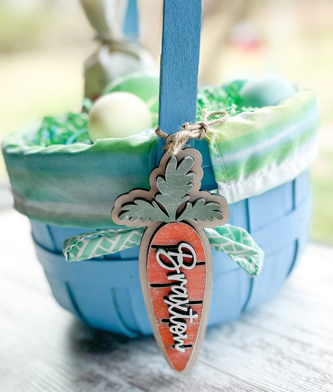 Personalized Easter Basket Tag