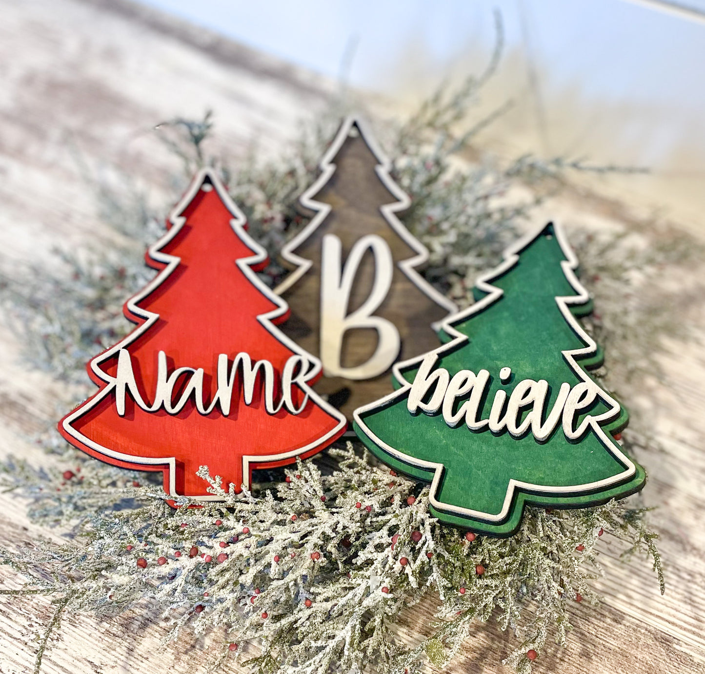 Personalized Tree Ornaments and Gift Tags
